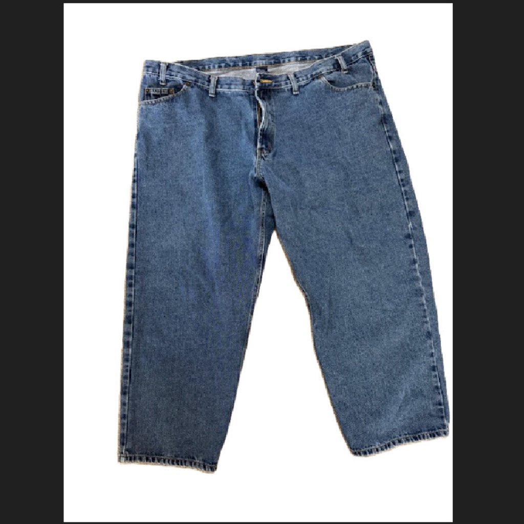 Mens Rk Rural King Brand Blue Relaxed Jeans Sz 46x29 Preowned